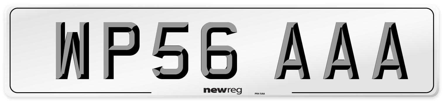 WP56 AAA Number Plate from New Reg